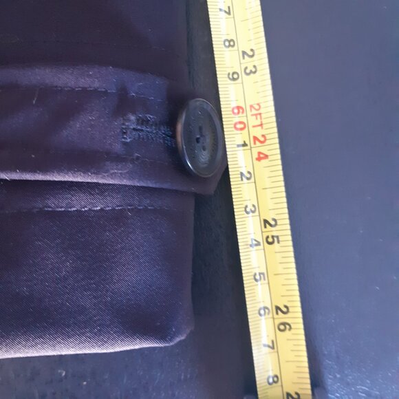 Calvin Klein SZ 42R Black Quilted Lined Men's Nylon Medium Length Overcoat - Picture 16 of 16